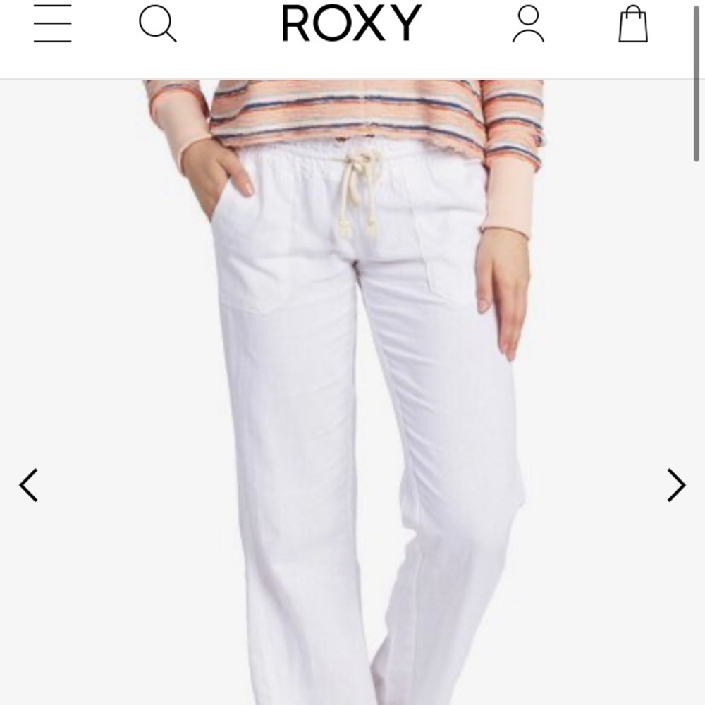 Roxy ocean side beach pants